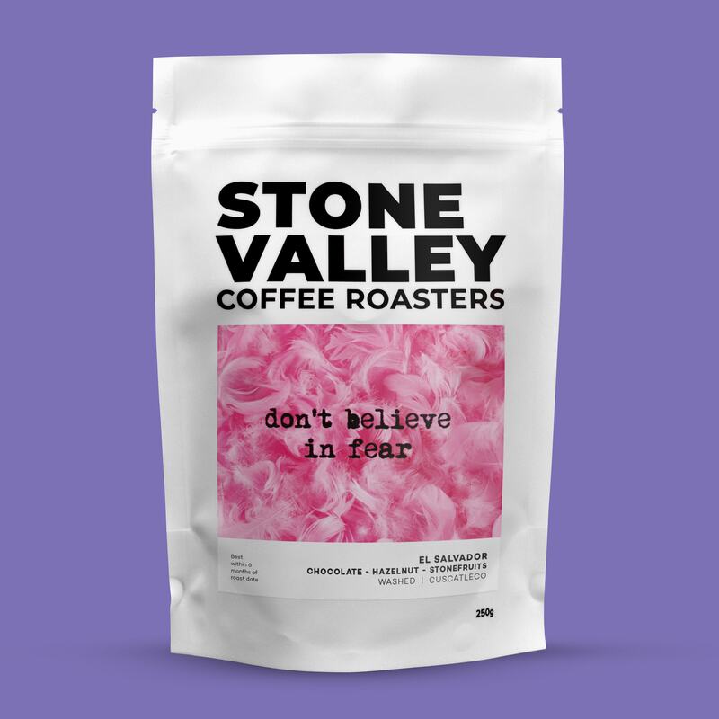 Stone Valley 250g bag: El Salvador washed, Don't Believe in Fear