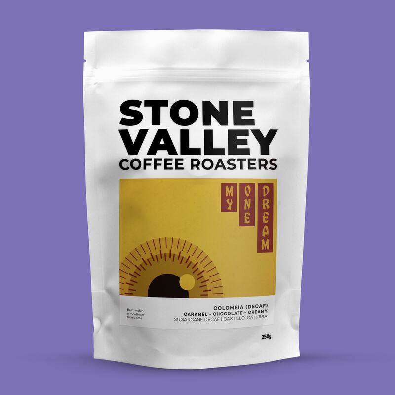 Stone Valley 250g bag: Colombia decaf, My One Dream